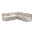 Meridian Furniture Quincy Cream Velvet Modular Sectional