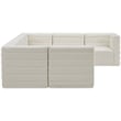 Meridian Furniture Quincy Cream Velvet Modular Sectional