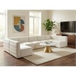 Meridian Furniture Quincy Cream Velvet Modular Sectional
