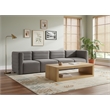 Meridian Furniture Quincy Grey Velvet Modular Sofa