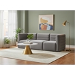 Meridian Furniture Quincy Grey Velvet Modular Sofa