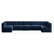 Meridian Furniture Quincy Navy Velvet Modular Sectional