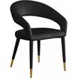 Meridian Furniture Destiny Black Velvet Dining Chair