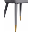 Meridian Furniture Destiny Grey Velvet Dining Chair