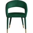 Meridian Furniture Destiny Green Velvet Dining Chair