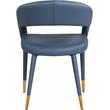 Meridian Furniture Destiny Navy Vegan Leather Dining Chair