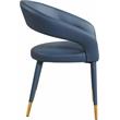 Meridian Furniture Destiny Navy Vegan Leather Dining Chair