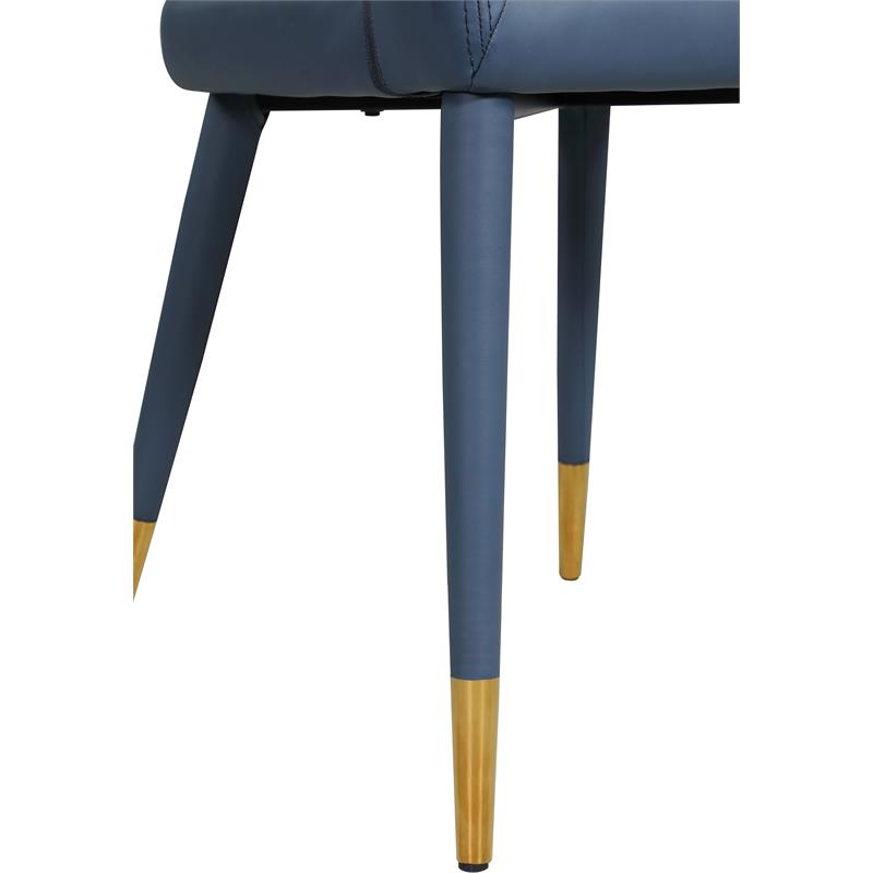 Meridian Furniture Destiny Navy Vegan Leather Dining Chair