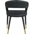 Meridian Furniture Destiny Black Vegan Leather Dining Chair