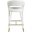 Meridian Furniture Destiny Cream Velvet Stool