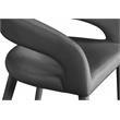 Meridian Furniture Destiny Grey Velvet Stool