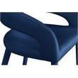 Meridian Furniture Destiny Navy Velvet Stool