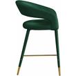 Meridian Furniture Destiny Green Velvet Stool