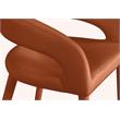 Meridian Furniture Destiny Cognac Velvet Stool