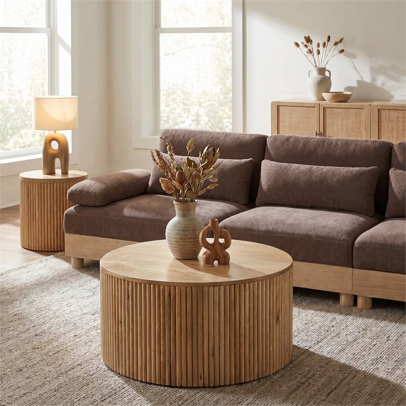 Meridian Furniture Oakhill Natural Coffee Table