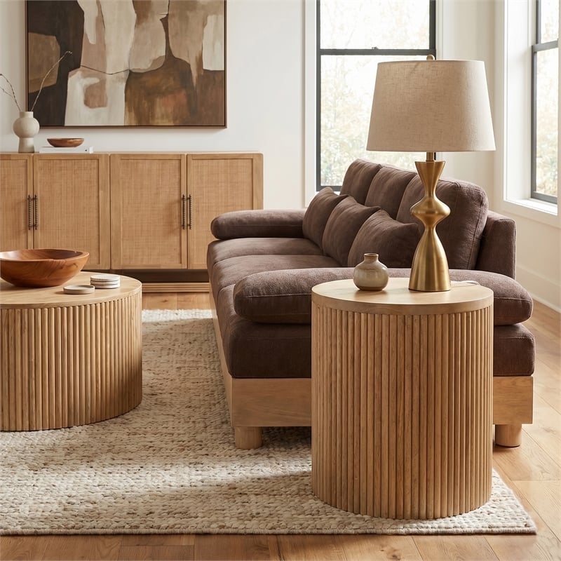 Meridian Furniture Oakhill Natural End Table