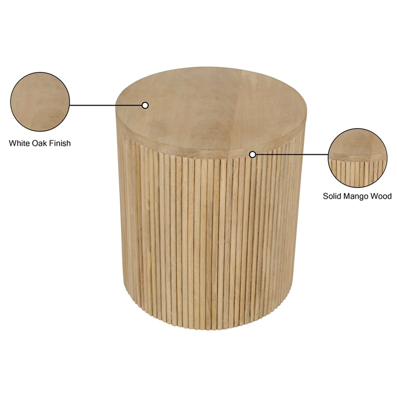 Meridian Furniture Oakhill Natural End Table