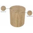 Meridian Furniture Oakhill Natural End Table