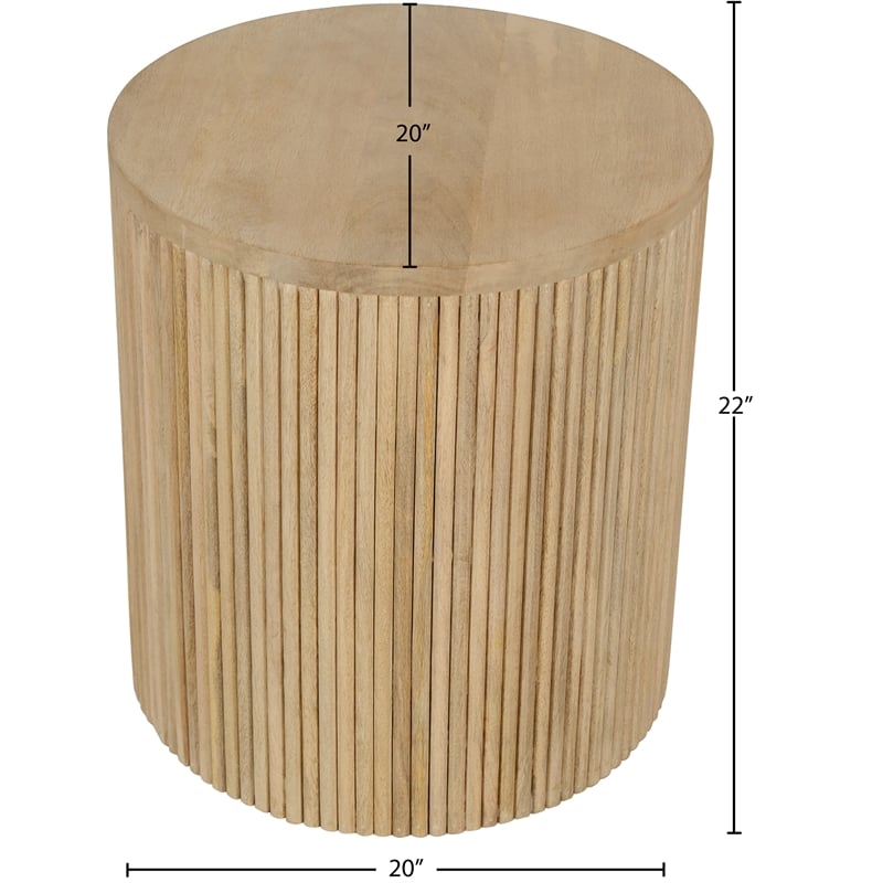 Meridian Furniture Oakhill Natural End Table
