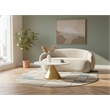 Meridian Furniture Emery White Marble Coffee Table