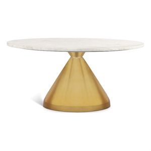 Meridian Furniture Emery White Marble Coffee Table