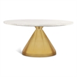 Meridian Furniture Emery White Marble Coffee Table