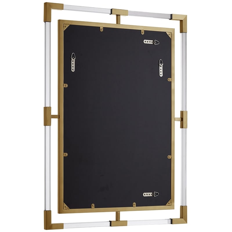 Meridian Furniture Ghost Gold Mirror