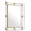 Meridian Furniture Ghost Gold Mirror