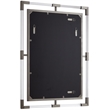Meridian Furniture Ghost Chrome Mirror