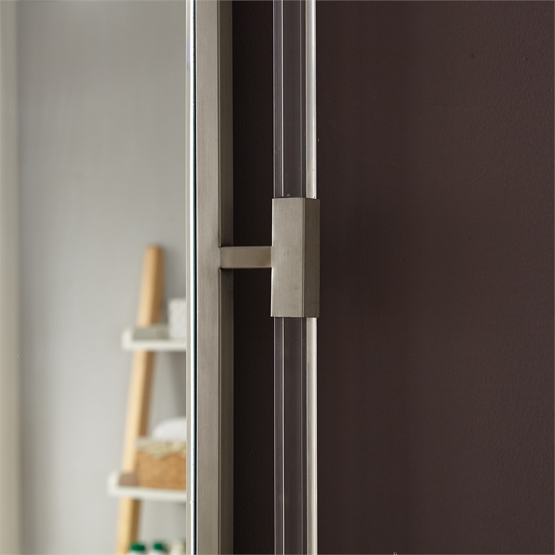Meridian Furniture Ghost Chrome Mirror