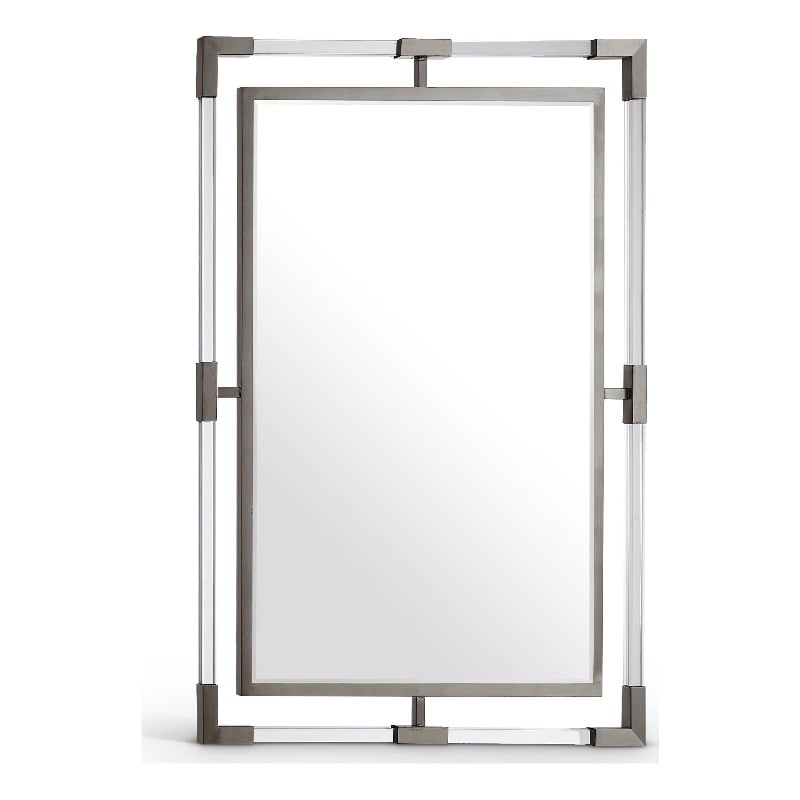 Meridian Furniture Ghost Chrome Mirror