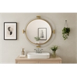Meridian Furniture Ghost Gold Mirror