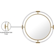 Meridian Furniture Ghost Gold Mirror