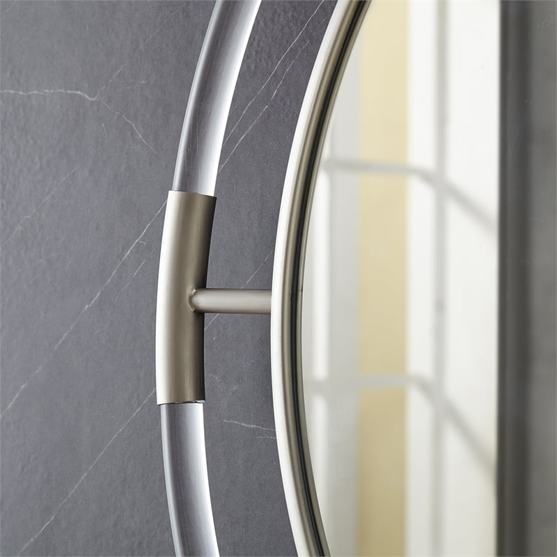 Meridian Furniture Ghost Chrome Mirror