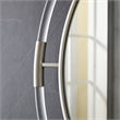 Meridian Furniture Ghost Chrome Mirror
