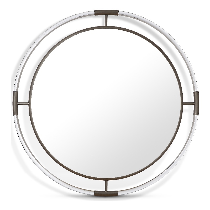 Meridian Furniture Ghost Chrome Mirror