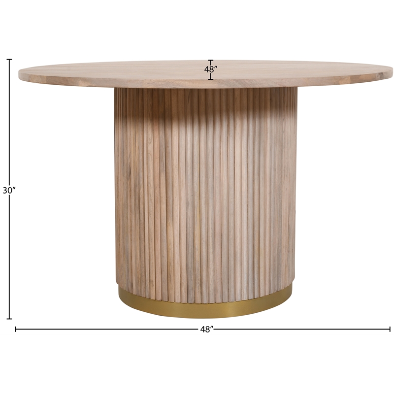 Meridian Furniture Oakhill Natural Dining Table