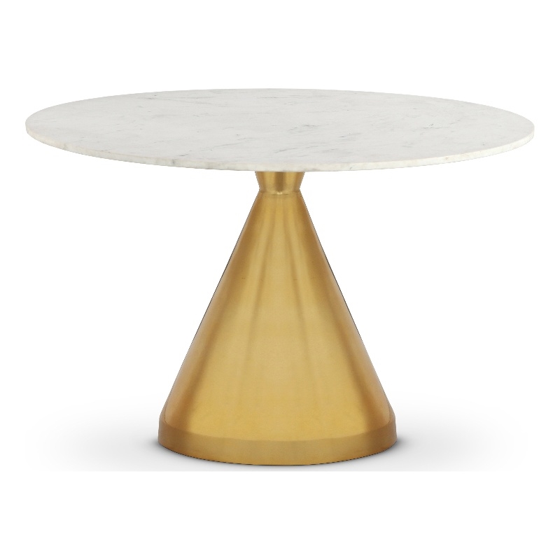 Meridian Furniture Emery White Marble Dining Table