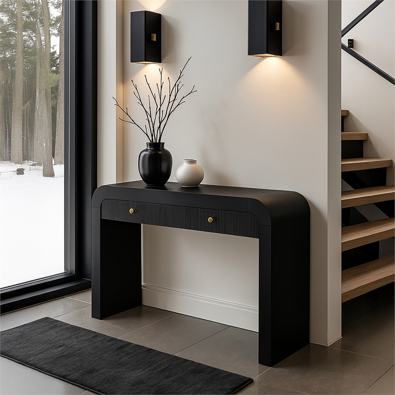 Meridian Furniture Artisto Black Console Table
