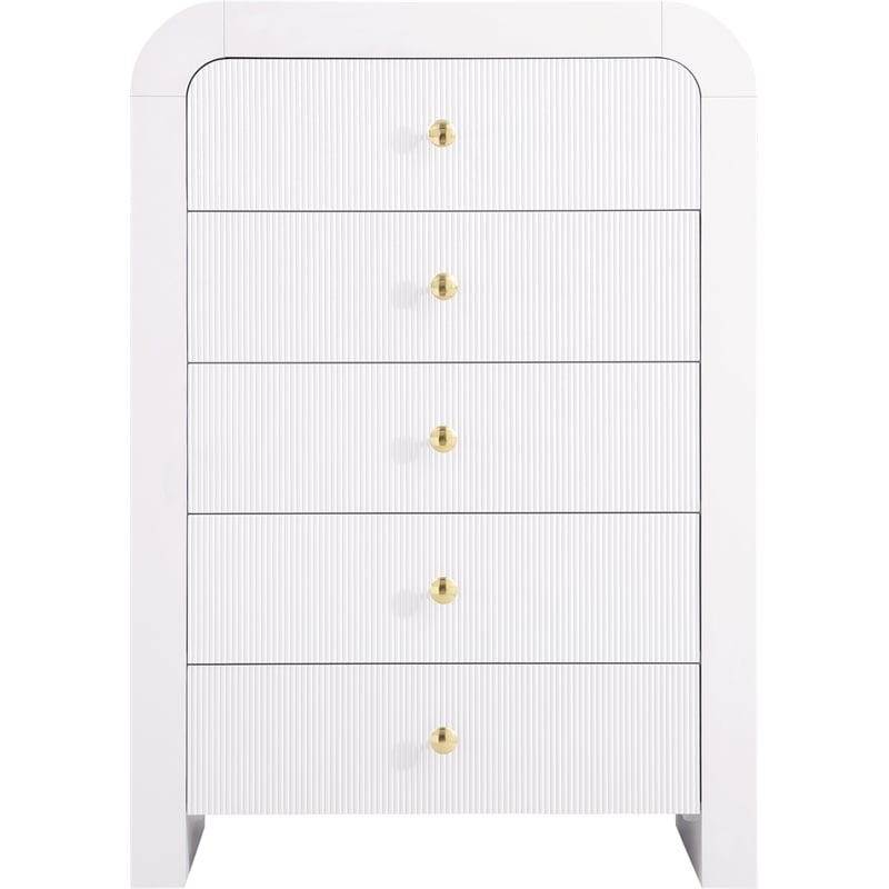 Meridian Furniture Artisto White Chest