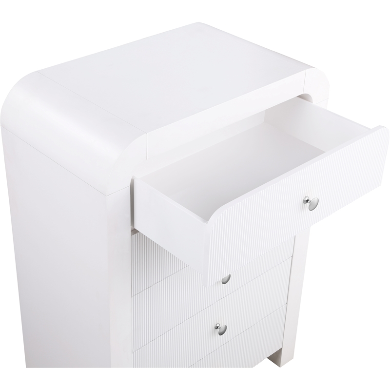 Meridian Furniture Artisto White Chest