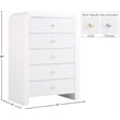 Meridian Furniture Artisto White Chest