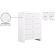 Meridian Furniture Artisto White Chest