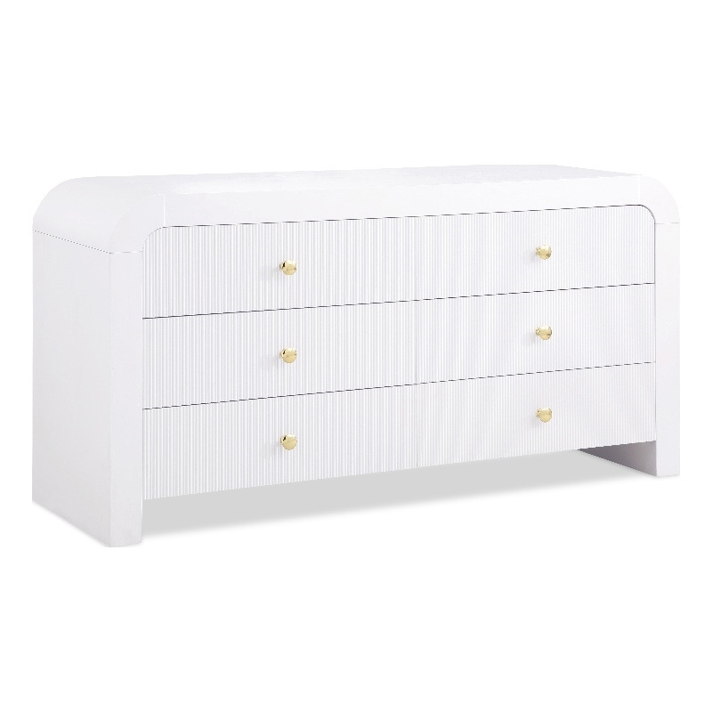 Meridian Furniture Artisto White Dresser