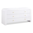 Meridian Furniture Artisto White Dresser