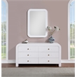 Meridian Furniture Artisto White Dresser