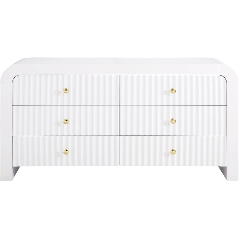 Meridian Furniture Artisto White Dresser