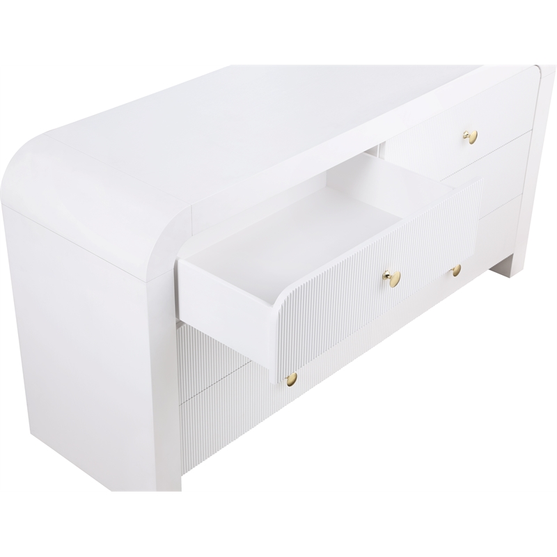 Meridian Furniture Artisto White Dresser