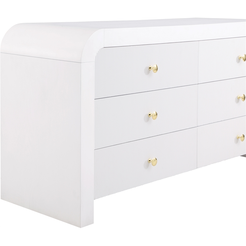 Meridian Furniture Artisto White Dresser
