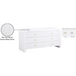 Meridian Furniture Artisto White Dresser